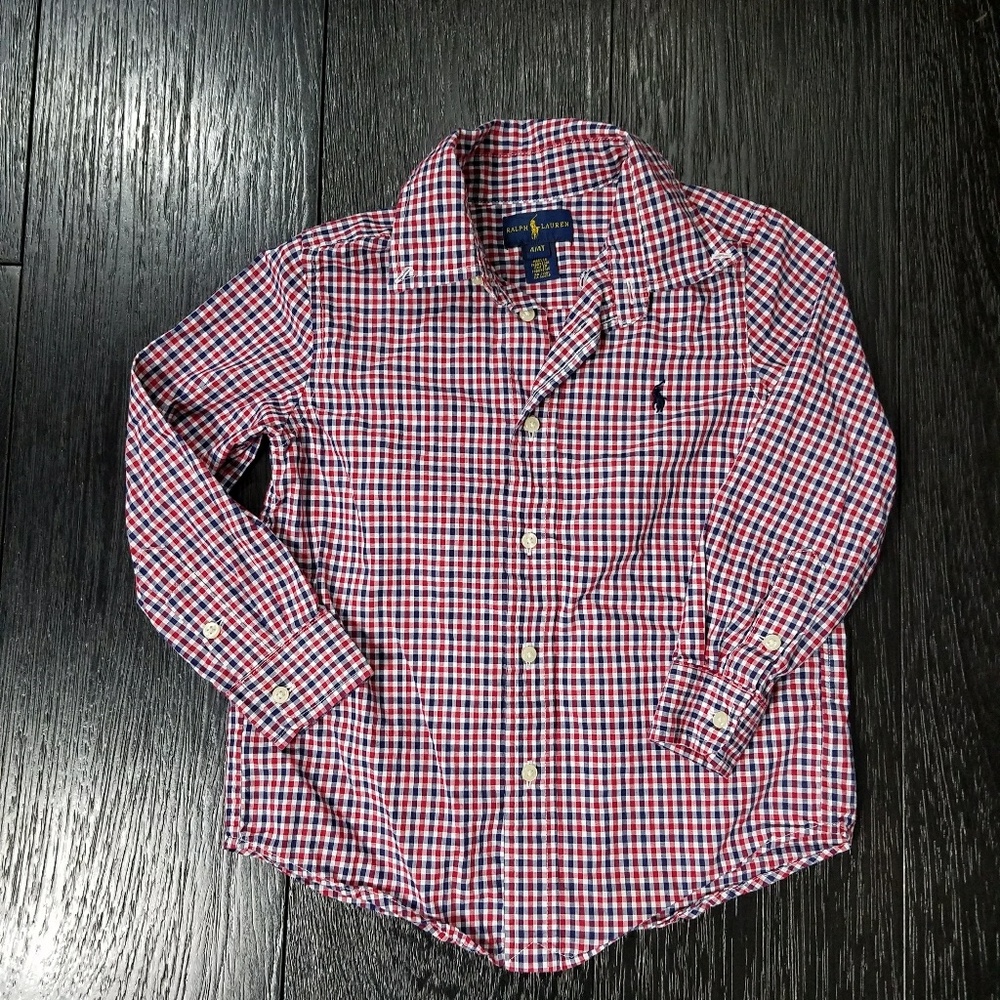 Polo Ralph Lauren Pony Boys 4/4T Dress Shirt